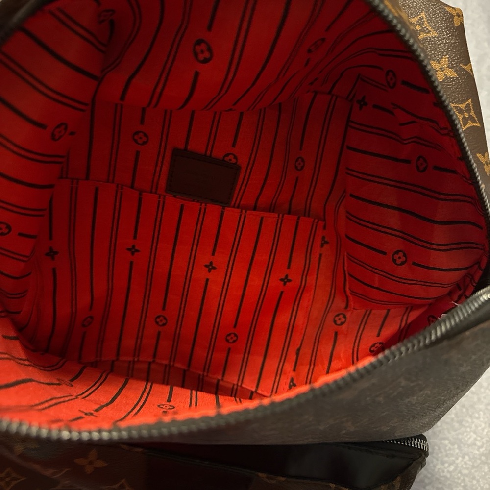 Elegant Brown Monogram Backpack - image 5